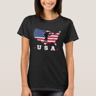 American Flag Usa Patriotic Sports American Flag B T-Shirt