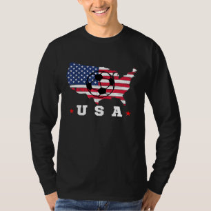 American Flag Usa Patriotic Sports American Flag S T-Shirt