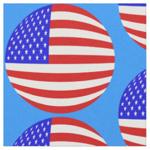 american flag usa patriotic stars stripes orb fabric