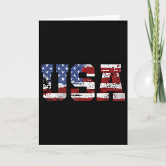 American Flag Usa United States Of America Us 4th Card