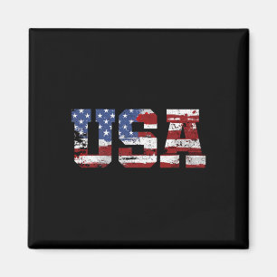 American Flag Usa United States Of America Us 4th  Magnet