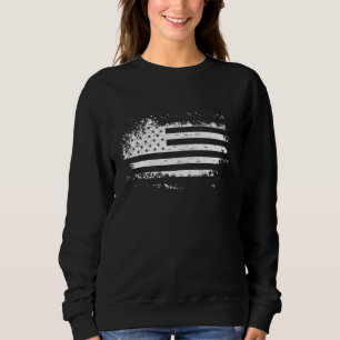 American Flag USA United States of America US 4th Sweatshirt