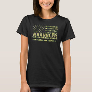 American Flag USA US Wrangler Men Women T-Shirt