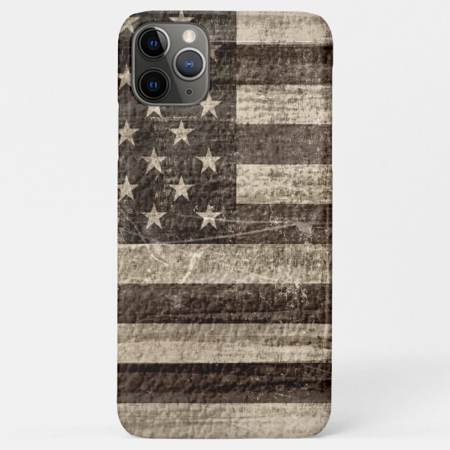 American Flag Vintage Case-Mate iPhone Case (Back)