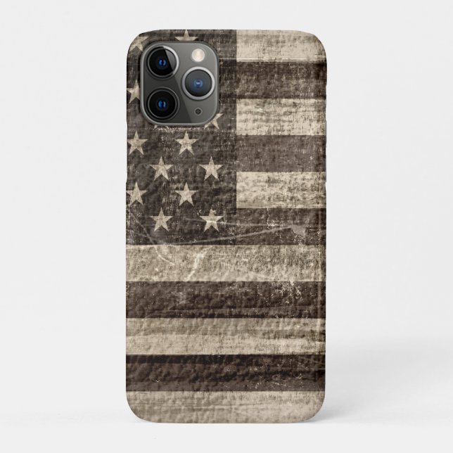 American Flag Vintage Case-Mate iPhone Case (Back)
