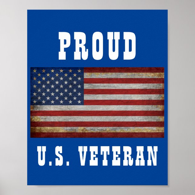 AMERICAN FLAG VINTAGE CUSTOMIZED   POSTER (Front)