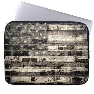 American Flag Vintage Laptop Sleeve