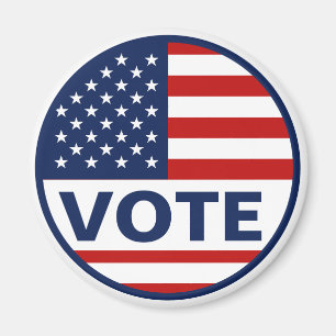 American Flag Vote Magnet