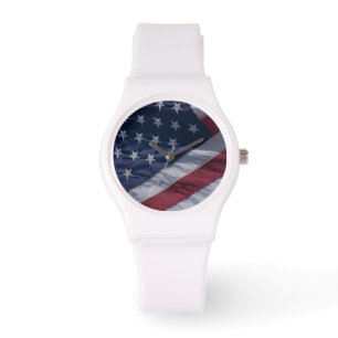 American flag. watch