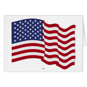 American Flag Waving