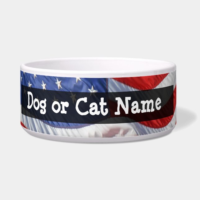 American Flag, Waving in Wind (Left)