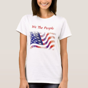 American Flag, We The People, Women's T-Shirt