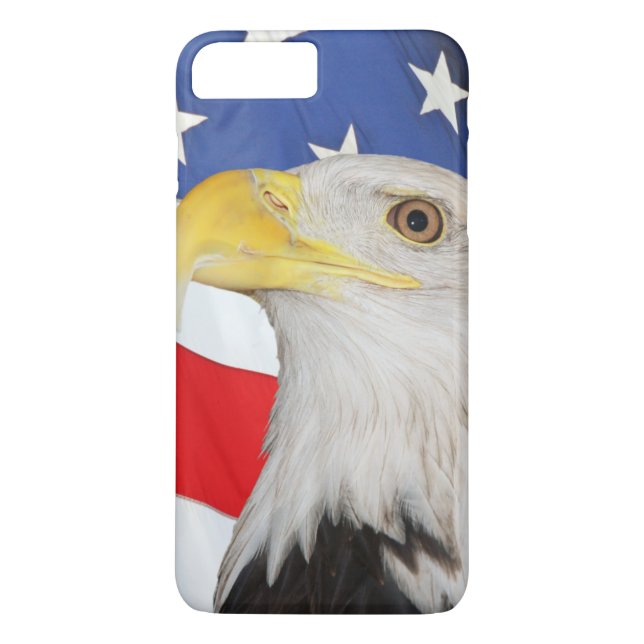 American Flag With American Bald Eagle Case-Mate iPhone Case (Back)