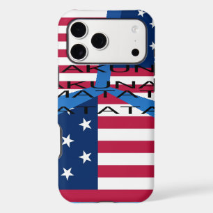 American Flag with Hakuna Matata: Patriotic Design