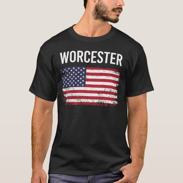 American Flag Worcester T-Shirt (Front)