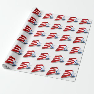 AMERICAN FLAG WRAPPING PAPER