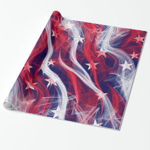 American Flag Wrapping Paper