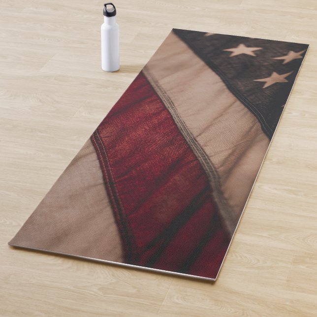 American Flag Yoga Mat (In Situ)