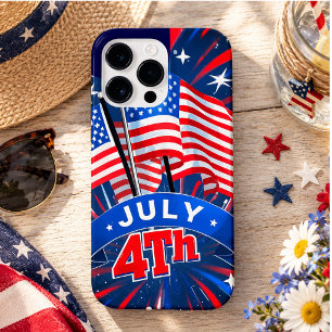 American Flags 4th of July Case-Mate iPhone 14 Pro Max Case
