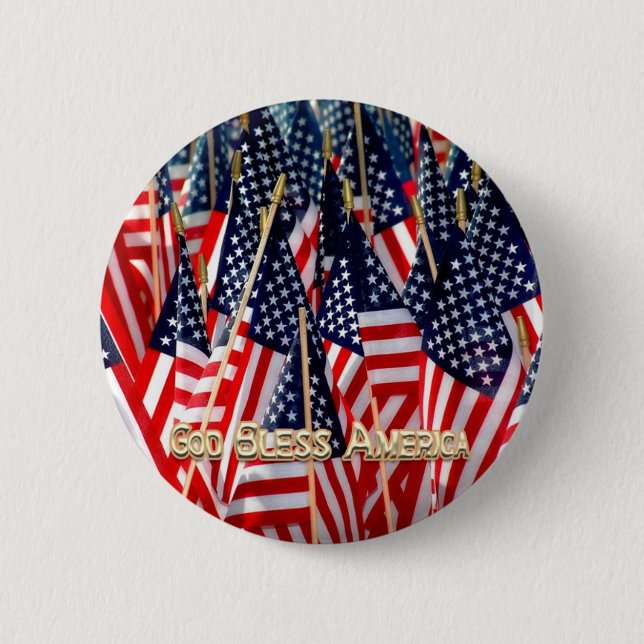 American Flags Button (Front)