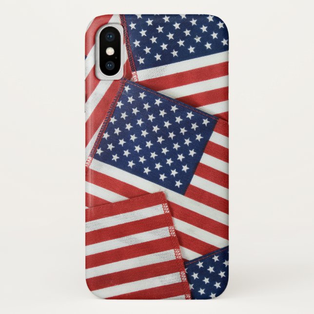 American flags Case-Mate iPhone case (Back)