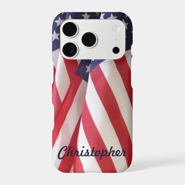 American Flags Personalized Name (Back)