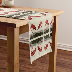 American Flamingo from Audubon's Birds of America Short Table Runner