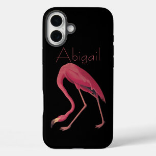 American Flamingo Vintage Audubon Birds of America iPhone 16 Plus Case