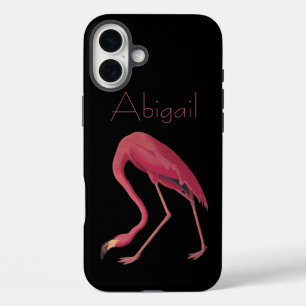 American Flamingo Vintage Audubon Birds of America iPhone 16 Plus Case