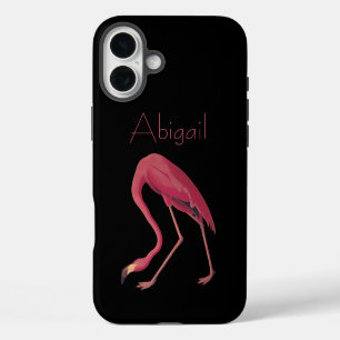 American Flamingo Vintage Audubon Birds of America iPhone 16 Plus Case