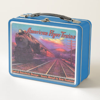 American Flyer Trains Metal Lunch Box