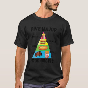 American Food Steak Fries Hamburgers Major Food G T-Shirt