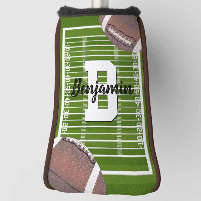 American Footbal Putter Golf Head Cover (Rotate 90)