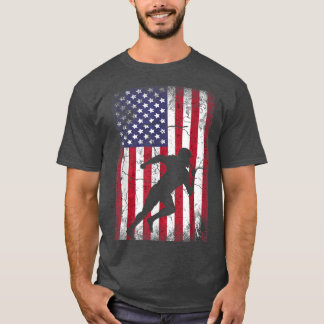 American Football American Flag 4th of July men wo T-Shirt