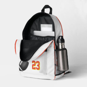 American Football ball backpack high school Wry