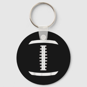American Football Ball Costume Lace Up Thanksgivin Keychain