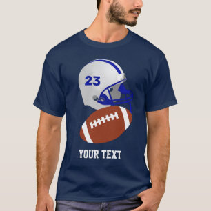 American Football Ball & Helmet  T-Shirt