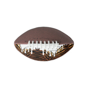American football ball of spilled tiger