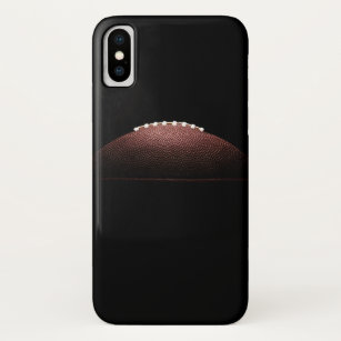 American football ball on black background Case-Mate iPhone case