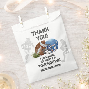 American Football Boy Birthday Party  Favour Bag