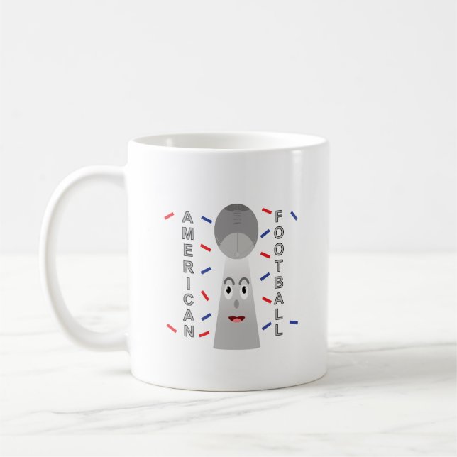 American football champions trophy coffee mug (Left)