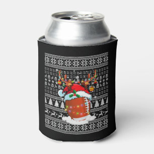 American football christmas 28 can cooler