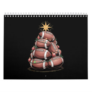 American Football Christmas Tree Xmas Pyjamas  Calendar