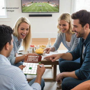 American Football Commercial Bingo Game