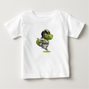 American Football Dinosaur Tyrannosaurus Rex Baby T-Shirt
