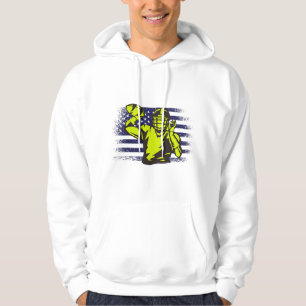 American Football Fan Jersey Shirt USA Flag