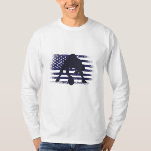 American Football Fan Jersey Shirt USA Flag