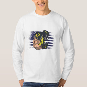 American Football Fan Jersey Shirt USA Flag