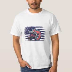 American Football Fan Jersey Shirt USA Flag