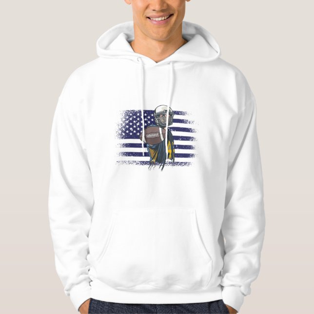 American Football Fan Jersey Shirt USA Flag (Front)